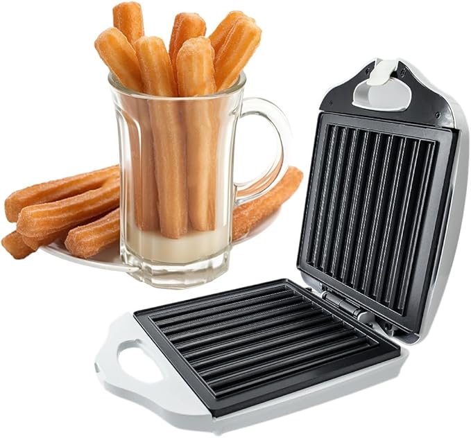 1400 Watt 9 Pcs Mini Churros and Balah Sham Machine, DLC-38249 - White